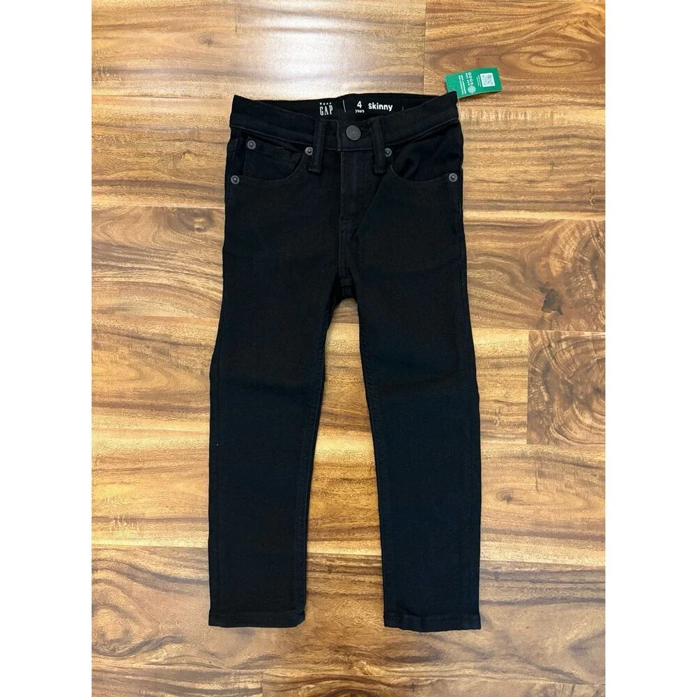 NWT Baby Gap Skinny Jeans, Black, Size 4T